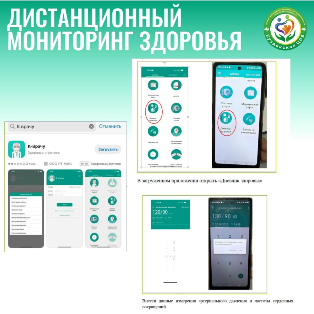Новый уровень заботы: в Буздякской ЦРБ запущен дистанционный мониторинг пациентов с гипертонией и сахарным диабетом
